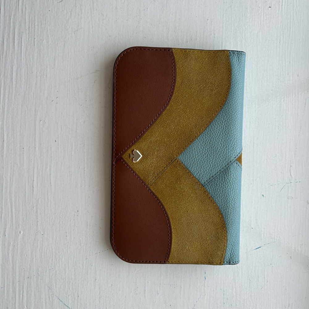 Kate Spade Brown and Blue Wallet